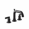 Kohler Deck-Mount Bath Faucet Trim With Diverter in Matte Black T35912-4-BL